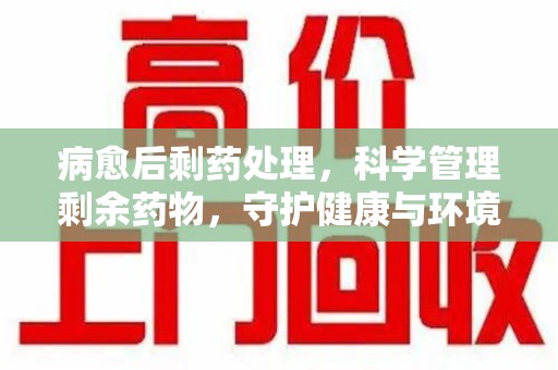 湖州病愈后剩药处理，科学管理剩余药物，守护健康与环境