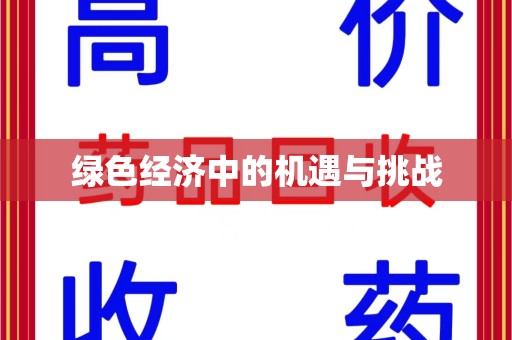 湖州绿色经济中的机遇与挑战