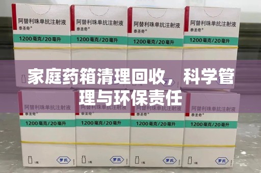 湖州家庭药箱清理回收，科学管理与环保责任