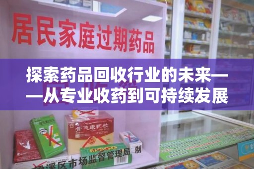湖州探索药品回收行业的未来——从专业收药到可持续发展