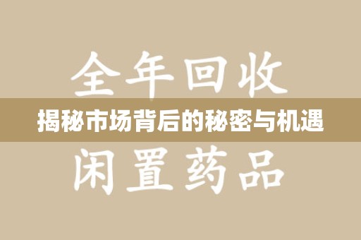 湖州揭秘市场背后的秘密与机遇