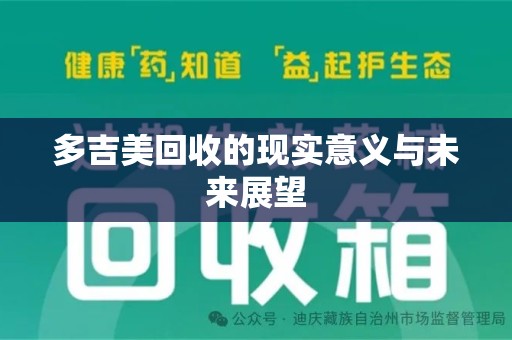 湖州多吉美回收的现实意义与未来展望