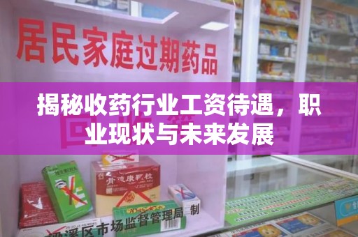 湖州揭秘收药行业工资待遇，职业现状与未来发展