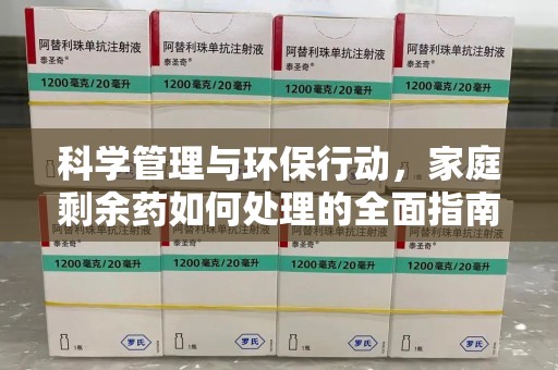 湖州科学管理与环保行动，家庭剩余药如何处理的全面指南